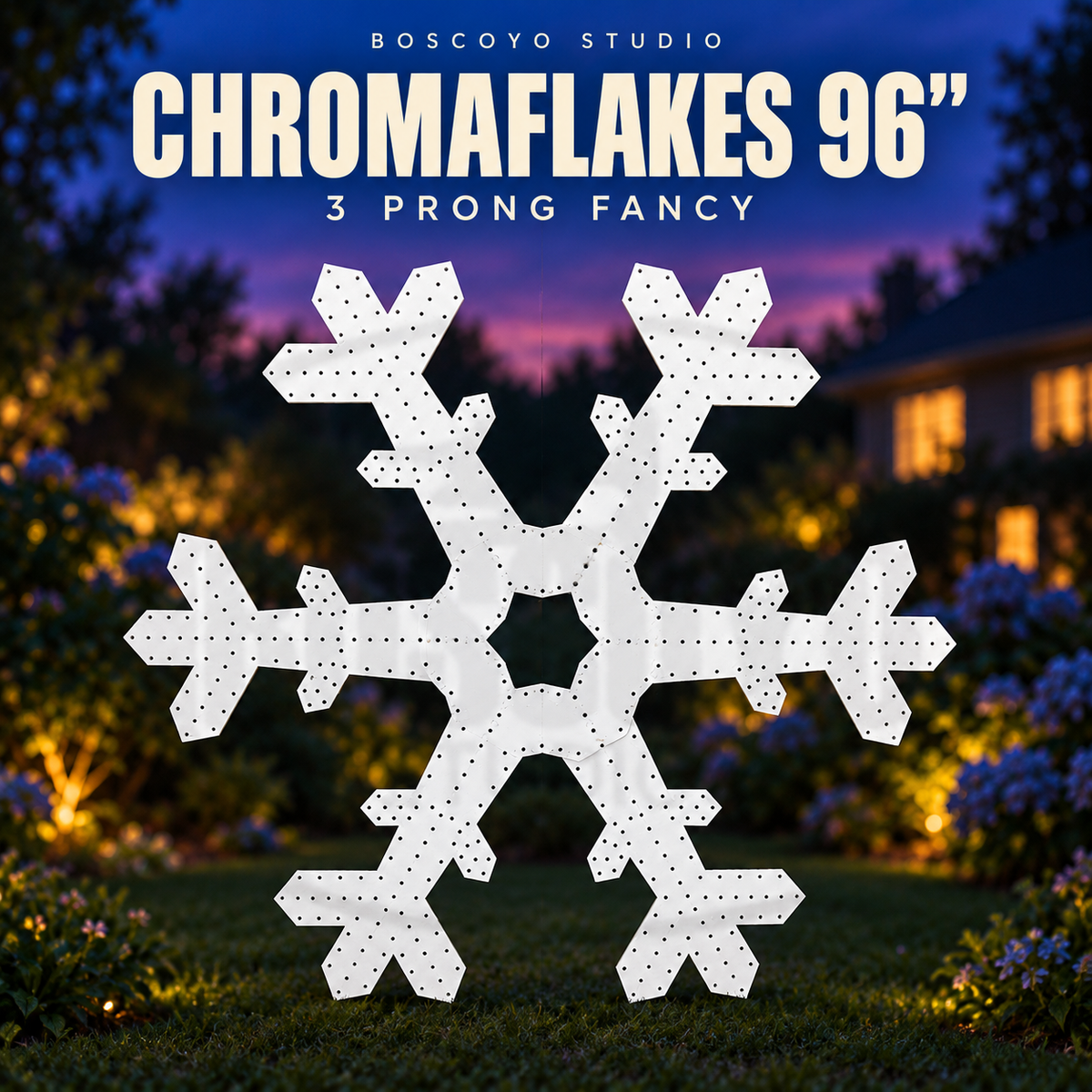 Boscoyo ChromaFlakes 96" 3 Prong Fancy
