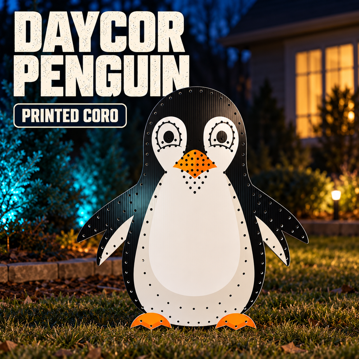 Boscoyo DayCor HiRes Penguin printed coro with empty pixel holes