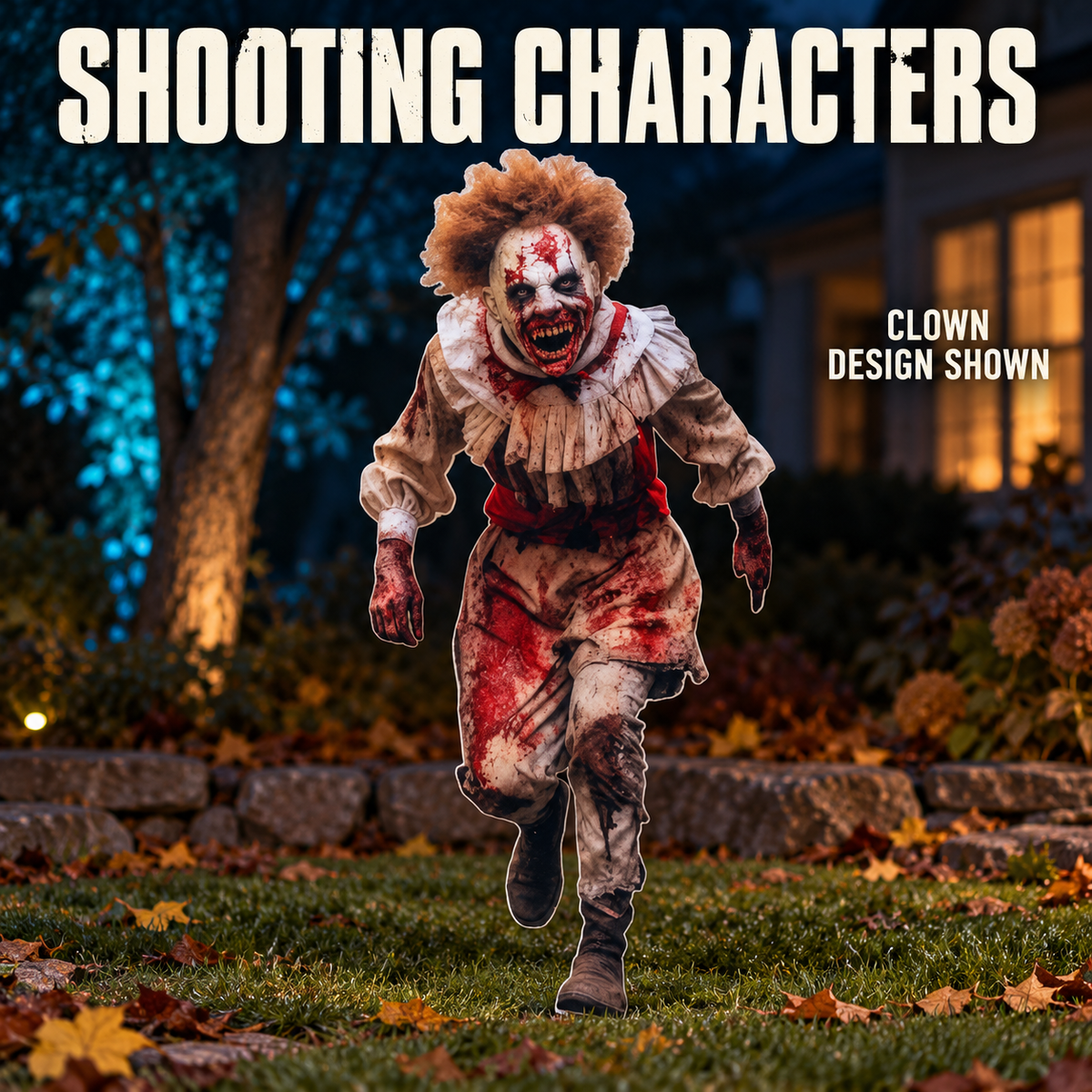 Shooting Characters — exact product and selected design shown