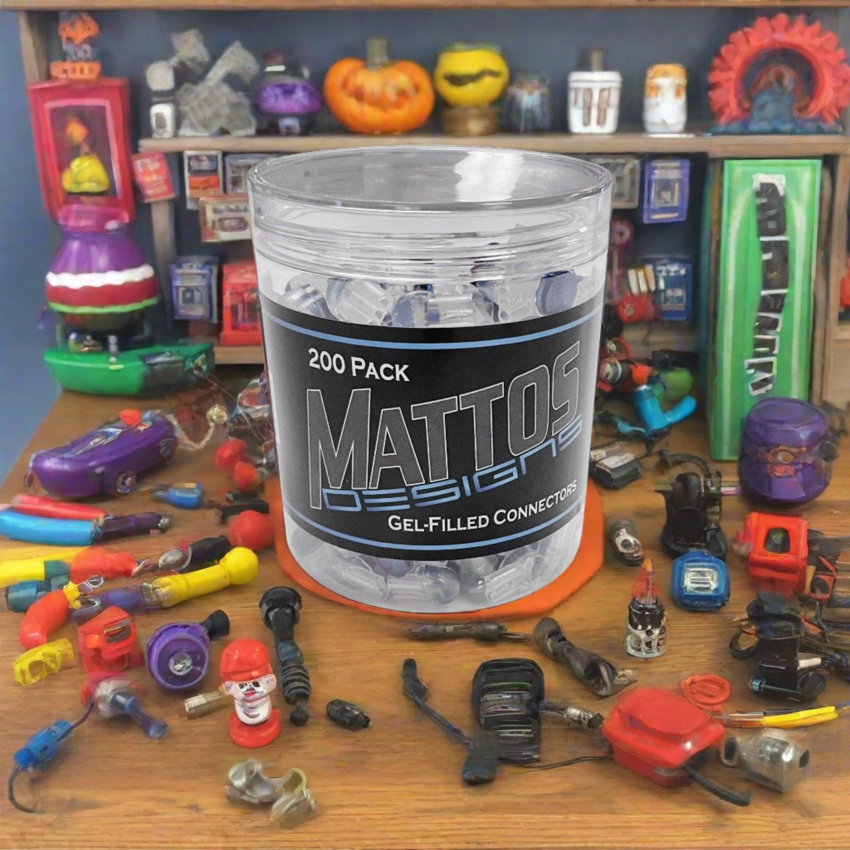 Mattos Designsβ’ Gel Filled Connectors 200 Pak - Mattos Designs LLC