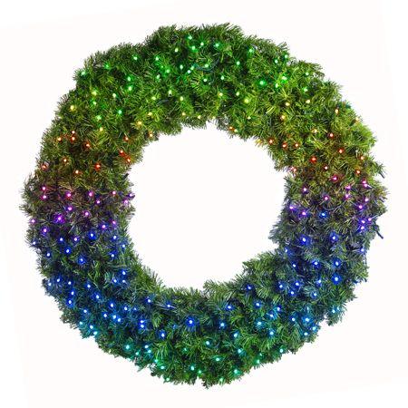 Twinkly Pro 36" RGBW Deluxe Oregon Fir Wreath - Mattos Designs LLC
