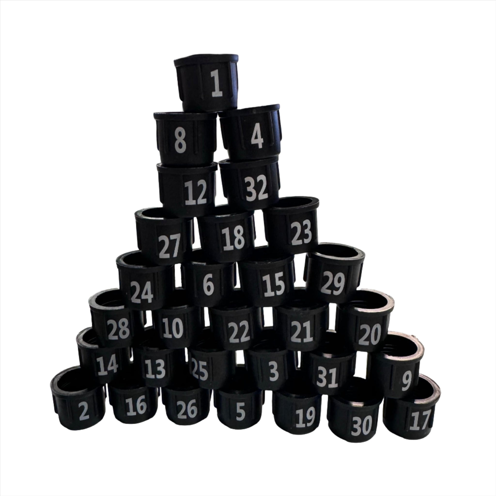 その他 D-nuts Deez Nuts Numbering Nuts 1-32 – Injection Molded, High Visibility