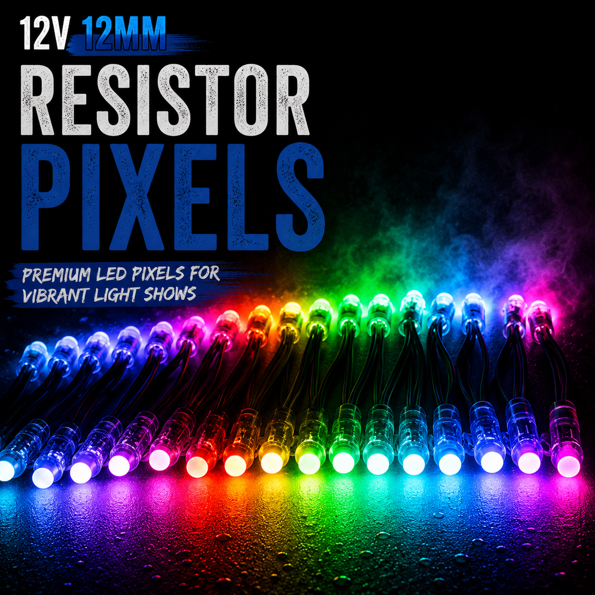 12V 12mm Resistor Pixels by Mattos Designs - Premium LED Pixels for Vi ...