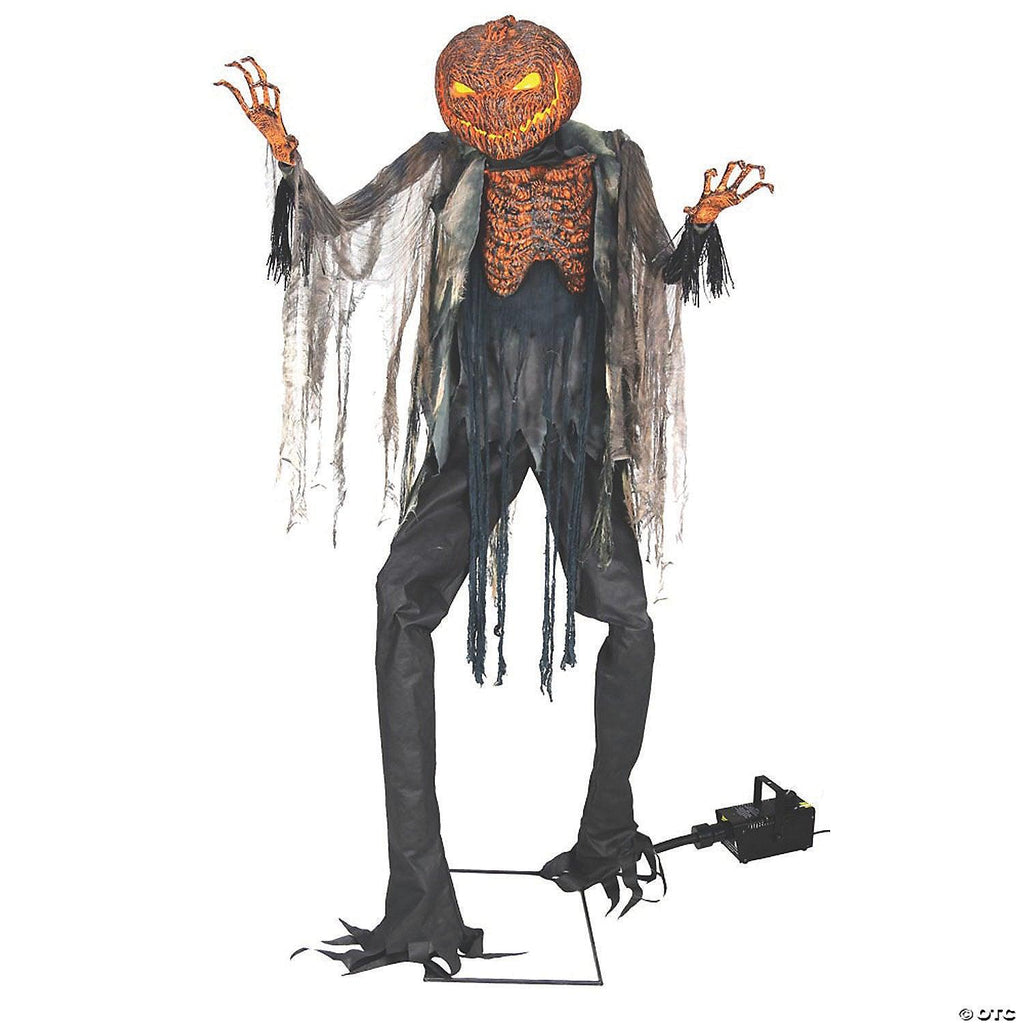 Animated Scorched Scarecrow with Fog Machine - Mattos Designs LLC