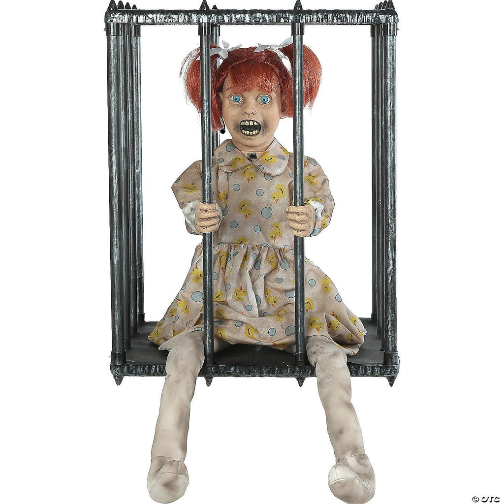 Animated Screaming Caged Kid Walk Around Accessory - Mattos Designs LLC