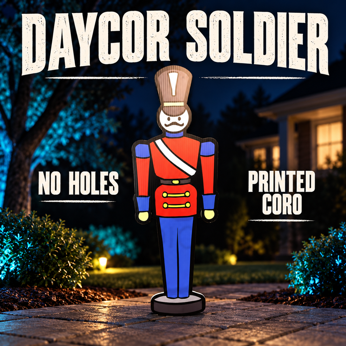 Boscoyo DayCor Soldier printed coro, no-holes version