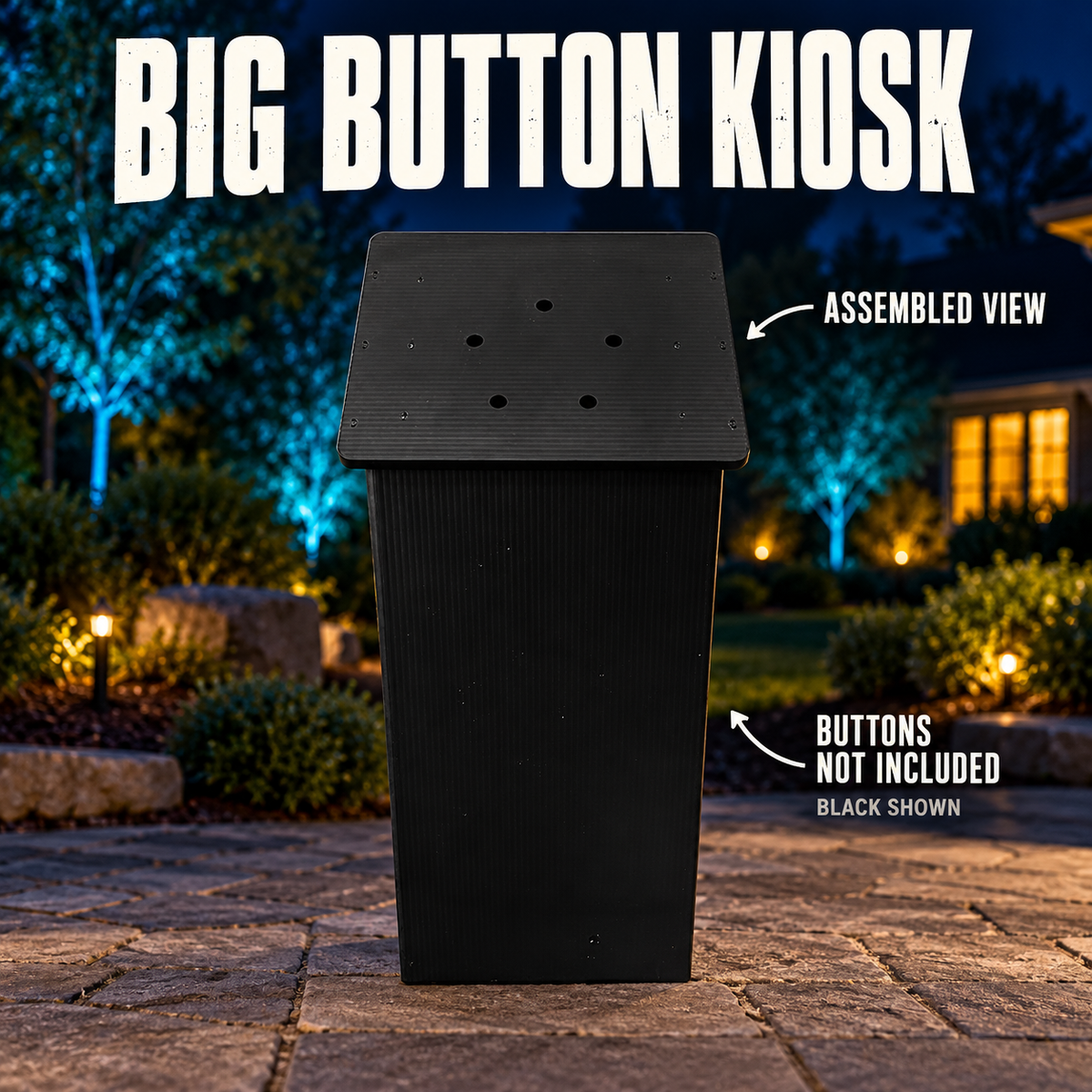 Big Button Kiosk — exact product and shown variant