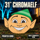 31″ CHROMAELF by Boscoyo Studio, exact product shown in a blue-lit evening yard