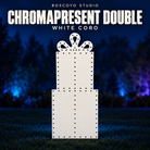 ChromaPresent Double by Boscoyo Studio, original unlit coro prop on a dark blue evening yard background.