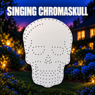 ChromaSkull Singing bare coro product and supplied components in a blue evening yard setting