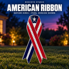 Boscoyo DayCor HiRes American Ribbon printed coro, pixel-hole version shown.