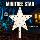 MINITREE STAR by Boscoyo Studio, exact product shown in a blue-lit evening yard
