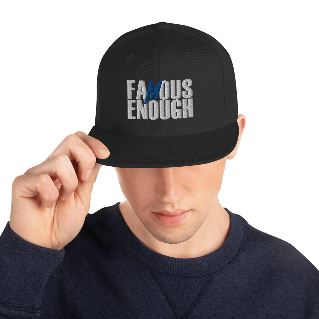 Famous Enough Snapback Hat - Mattos Designs LLC