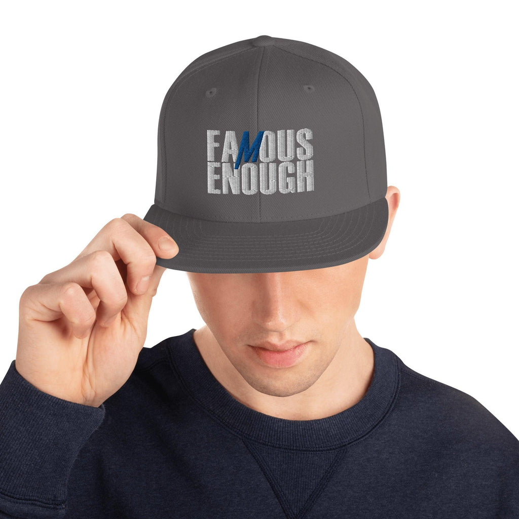 Famous Enough Snapback Hat - Mattos Designs LLC
