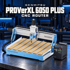 Genmitsu PROVerXL 6050 PLUS cnc router, showing the exact photographed product against a dark workshop background.