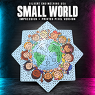 Gilbert Engineering USA IMPRESSION Small World. IMPRESSION, PRINTED PIXEL VERSION. Actual unlit printed coro shown.