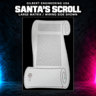 Gilbert Engineering USA Santa'S Scroll, large matrix / wiring side shown. Original product photograph.