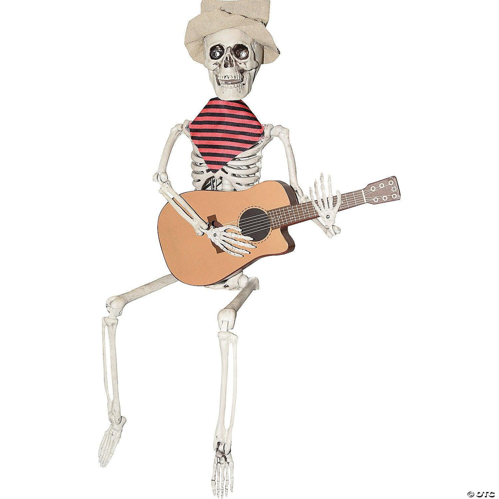 Guitar Playing Skeleton Decoration - Mattos Designs LLC