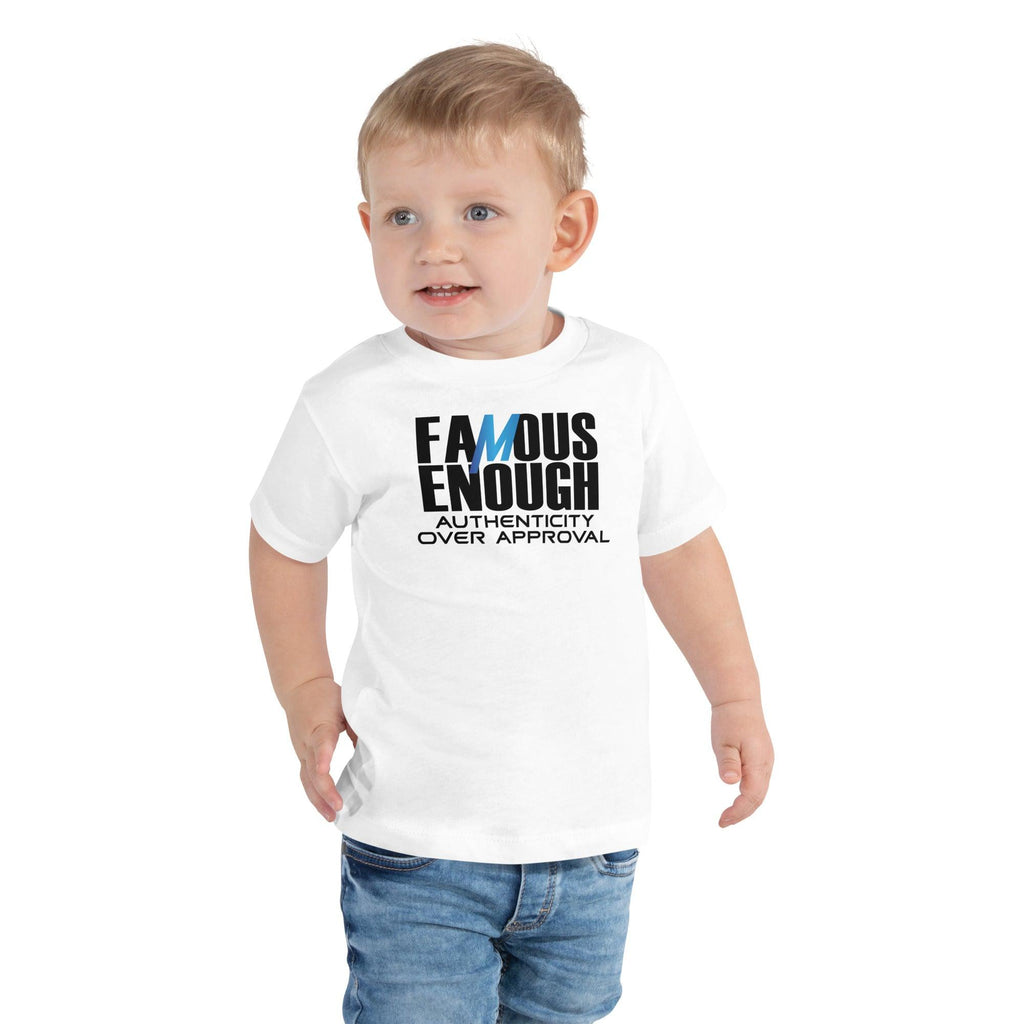 Famous Enough Toddler Short Sleeve Tee - Mattos Designs LLC