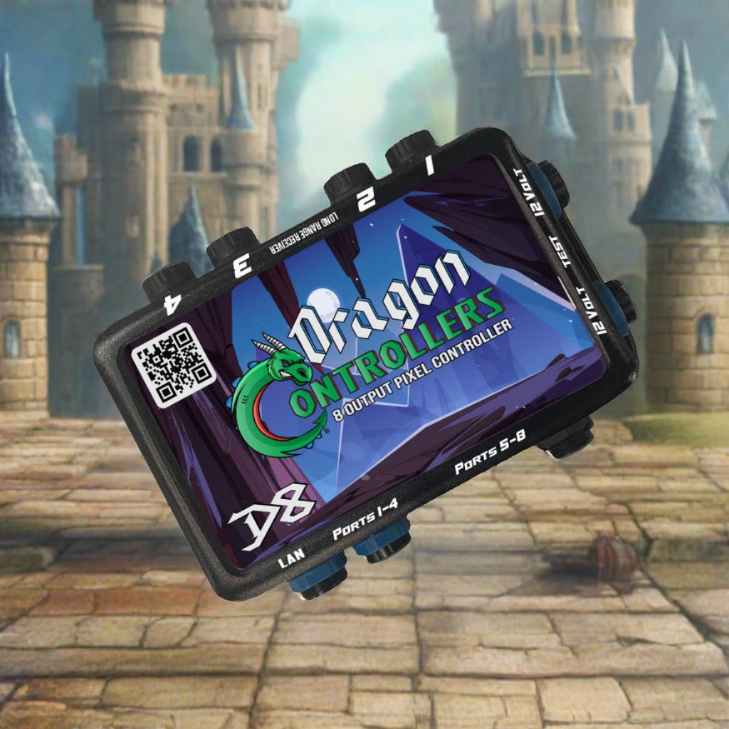 Dragon™ 8 Output Ready2Run Pixel Controller - PRE-ORDER 2024 P2- - Mattos Designs LLC