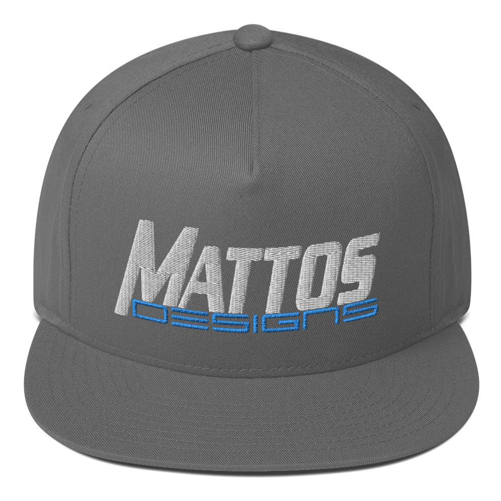 Flat Bill Cap - Mattos Designs LLC