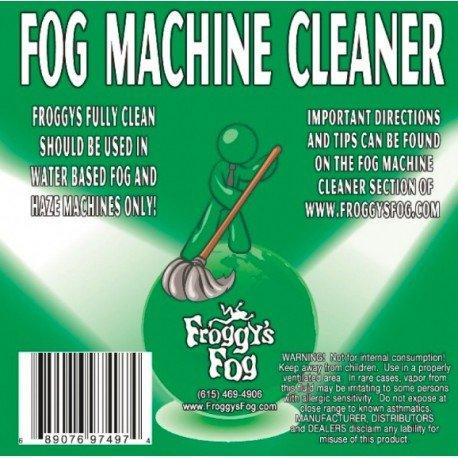 FOG MACHINE CLEANER - FROGGY'S FULLY CLEAN - Mattos Designs LLC